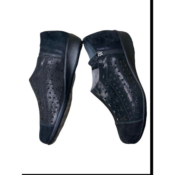 Drew Metro Black Merlin Women's Therapeutic Diabetic Comfort 9WW loafers - Picture 2 of 9